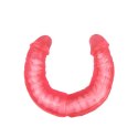 Podwójne dildo Baile twarde grube 36 cm