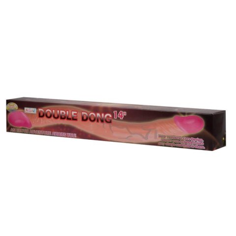 Podwójne dildo Baile twarde grube 36 cm