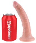 Dildo King Cock z przyssawką 7 cali cieliste 20,5 cm