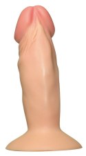Grube małe dildo PVC z przyssawką You2Toys biały 11,5 cm