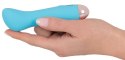 Mini wibrator Cuties niebieski USB 12,9 cm