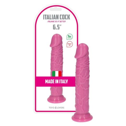 Dildo realistyczne Amedeo Toyz4lovers różowe 16,5 cm