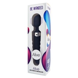 Masażer różdżkowy Alive Be Wanded czarny USB 20 cm