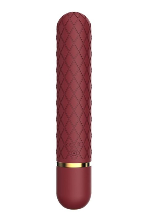 Wibrator kieszonkowy Romance Lizzy bordowy USB