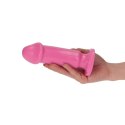 Dildo z przyssawką Toyz4lovers Caio różowe