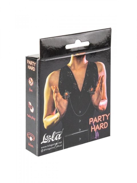 Klipsy na sutki Party Hard metal Lola Games