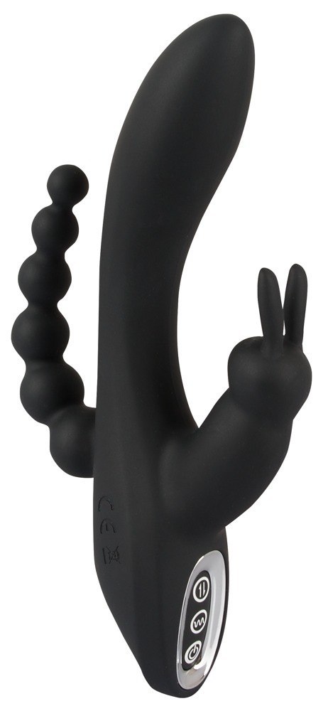 Wibrator króliczek Sweet Smile potrójny USB 20,8 cm