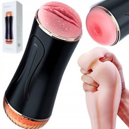 Dwustronny wibrujący masturbator B Series Fox USB