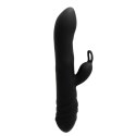 Wibrator króliczek Alive Twister z obrotami czarny USB 23 cm