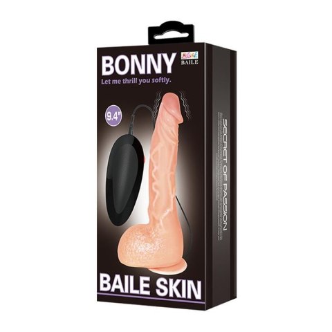 Wibrator realistyczny Baile Jasson 25 cm cielisty z przyssawką
