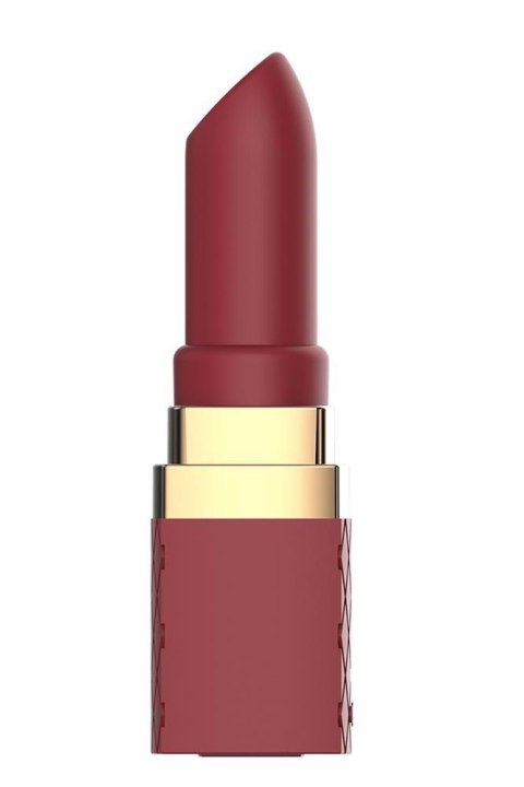 Mini wibrator Romance Stacey bordowy USB silikonowy