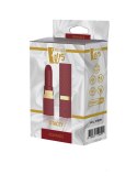 Mini wibrator Romance Stacey bordowy USB silikonowy