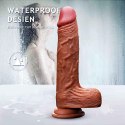 Realistyczny wibrator Fox rotacyjny teleskopowy z ogrzewaniem 21cm USB