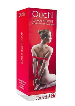 Lina nylonowa Ouch Japanese Rope czerwona 10 m