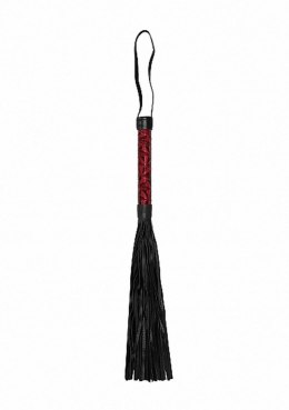 Luksusowy bicz Ouch bordowy 38,5 cm
