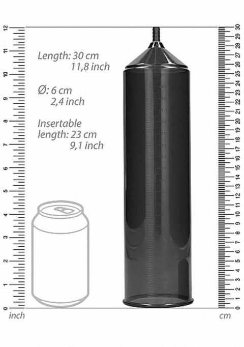 Pompka do penisa Pumped Deluxe Beginner czarny 23 cm