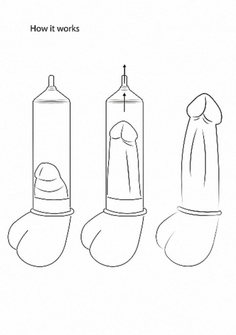 Pompka do penisa Pumped Deluxe Beginner czarny 23 cm