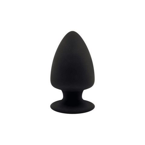 Korek analny silikonowy Silexd Model 1 XS czarny 8 cm