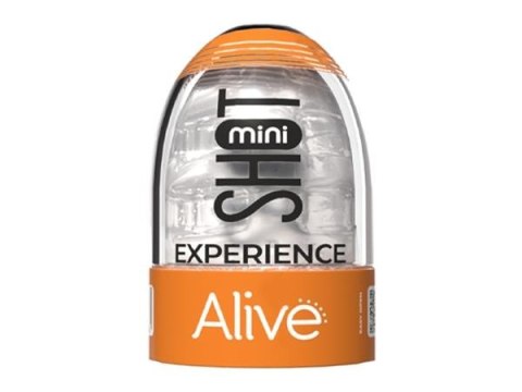 Masturbator mini TPE Alive przezroczysty 8 5 cm