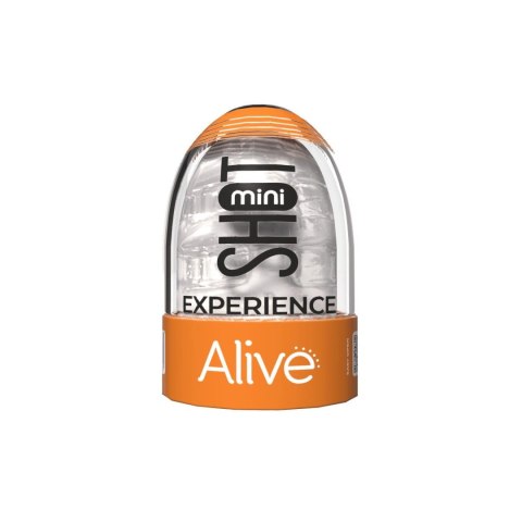 Masturbator mini TPE Alive przezroczysty 8 5 cm