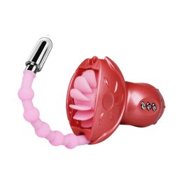 Stymulator łechtaczki Baile Rolling Fun giętki 12 wibracji 6 rotacji