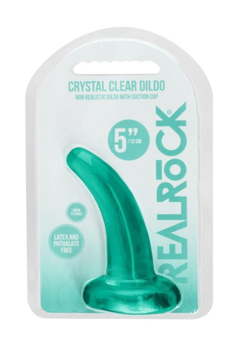 Dildo analne RealRock Crystal Clear z przyssawką 11 cm