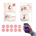 Pierścień erekcyjny Magic Motion Rise z aplikacją czarny