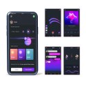 Pierścień erekcyjny Magic Motion Rise z aplikacją czarny