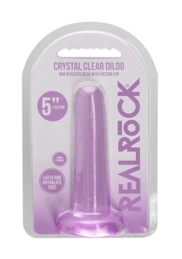 Przezroczyste dildo przyssawkowe RealRock 13,5 cm