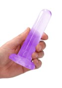 Przezroczyste dildo przyssawkowe RealRock 13,5 cm