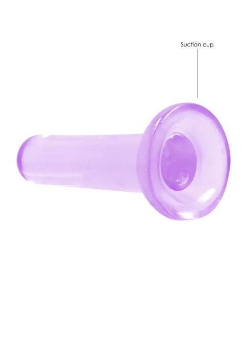 Przezroczyste dildo przyssawkowe RealRock 13,5 cm