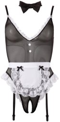 Body pokojówki Cottelli M koronkowe
