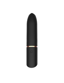 Mini wibrator Adrien Lastic Rocket czarny silikonowy USB 9 cm