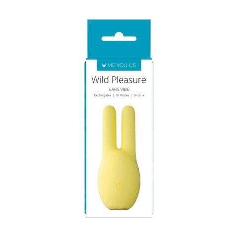 Wibrator króliczek Me You Us Wild Pleasure Ears żółty