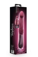 Dildo z pchnięciem Temptasia Trixie winne silikonowe 25 cm