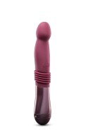 Dildo z pchnięciem Temptasia Trixie winne silikonowe 25 cm