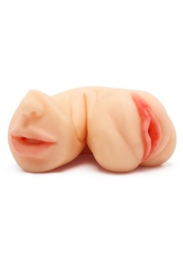 Ciasny odwracany masturbator wagina usta Hidden Desire jasna skóra 18 cm