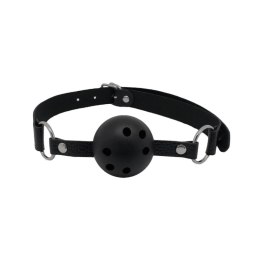 Knebel Discretion Alive czarny z otworami 4,5 cm regulowany