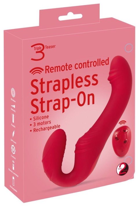 Strap on strapless wibrujący You2Toys RC silikonowy 19 cm
