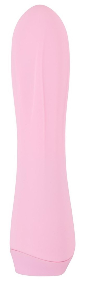 Mini wibrator Cuties Rose silikonowy różowy USB 14 cm
