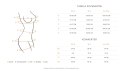 Biustonosz koronkowy Donarella Obsessive czarny M/L