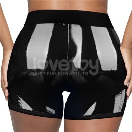 Szorty strap on Lovetoy czarne talia 40 43 cale