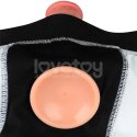 Szorty strap on Lovetoy czarne talia 40 43 cale