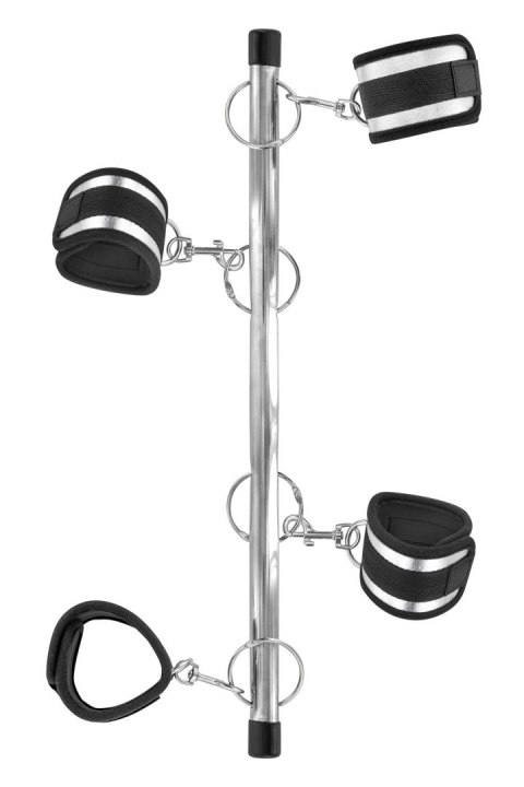 Belka Submission Bar z 4 regulowanymi kajdankami Fetish Temptation