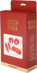Zestaw bondage Fetish Fever czerwony 4 elementy