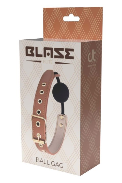 Knebel Blaze Elite koniakowy silikonowy 4,7 cm