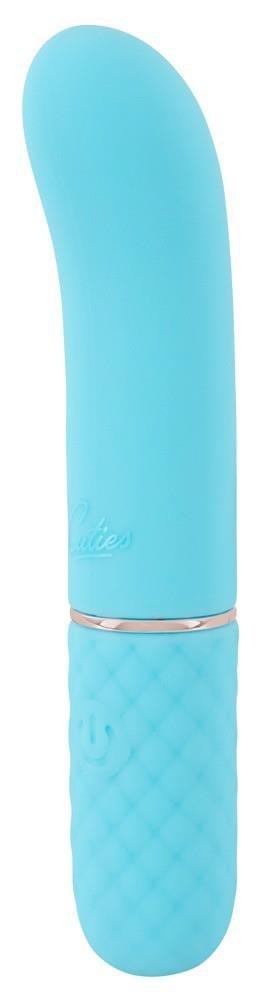 Mini wibrator Cuties niebieski silikonowy USB 11,8 cm