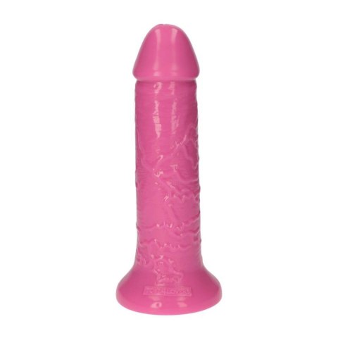 Dildo cyberskórzane Sansone Toyz4lovers różowe 25,5 cm
