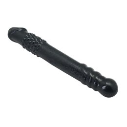 Dildo podwójne Timeless Twofold Toyz4lovers czarny 25 cm TPE