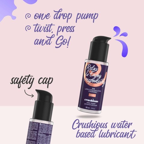 Lubrykant analny wodny Crushious 50 ml z pompką
